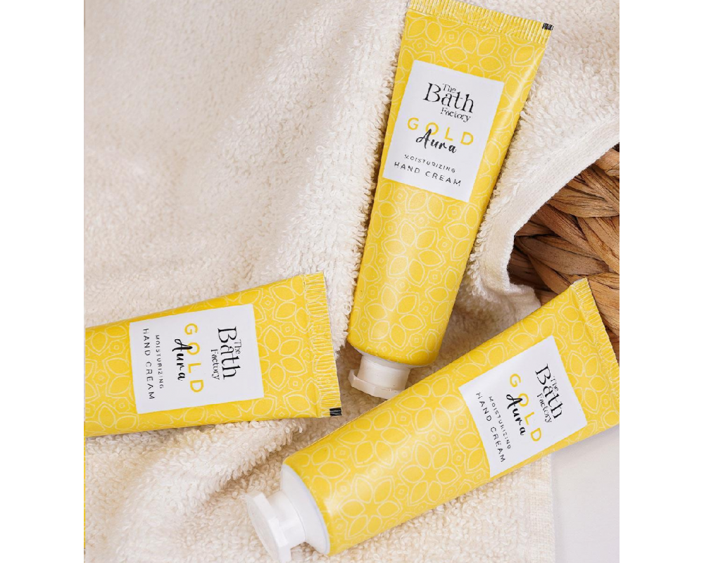 THE BATH FACTORY  GOLD AURA ხელის კრემი 30მლ. -1 ც