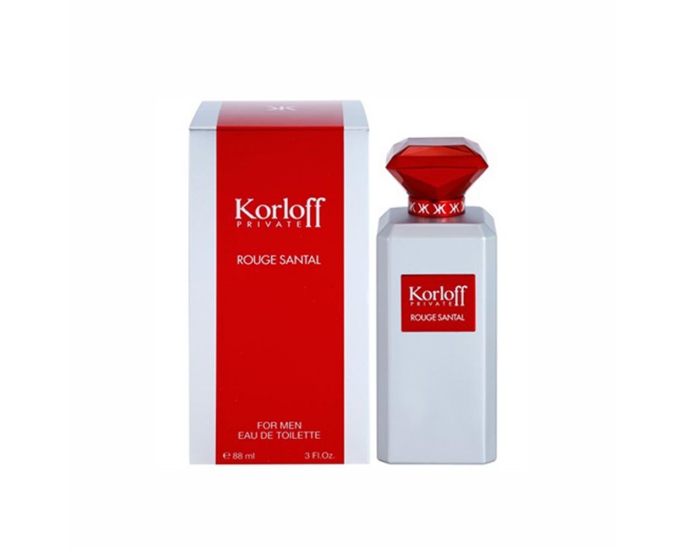 KORLOFF PARIS PRIVATE ROUGE SANTAL 88 ML EDT