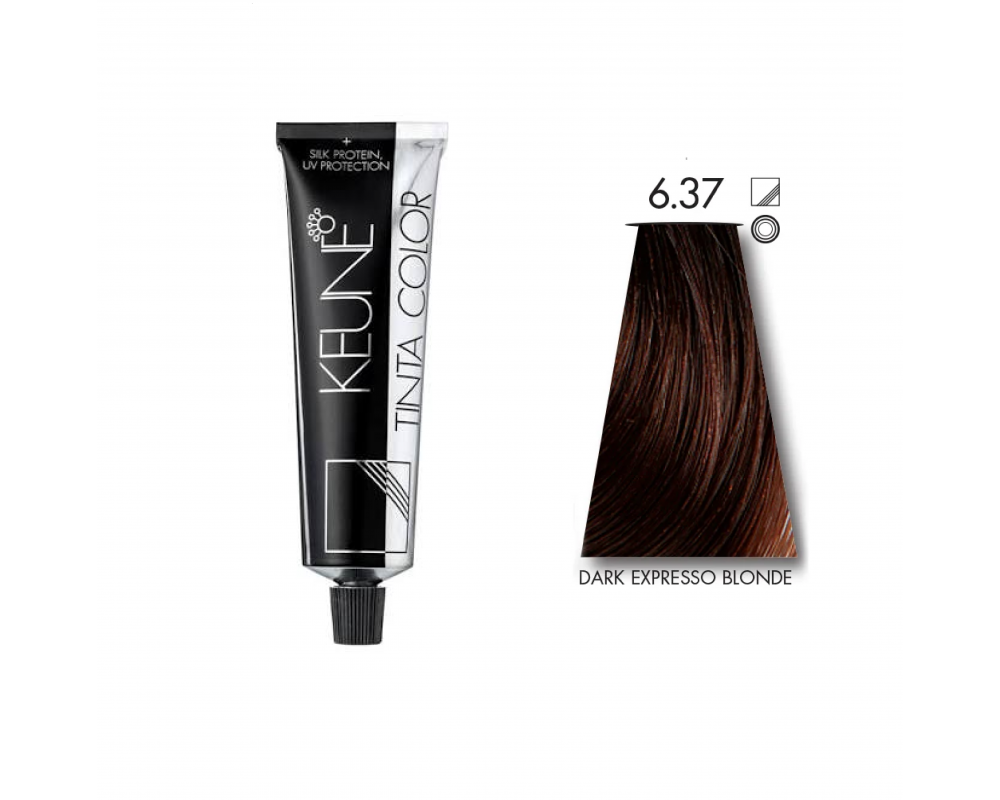 KEUNE TINTA თმის საღებავი 6.37