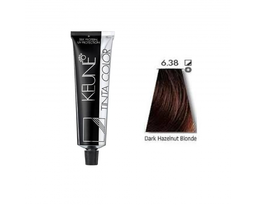 KEUNE TINTA თმის საღებავი 6.38