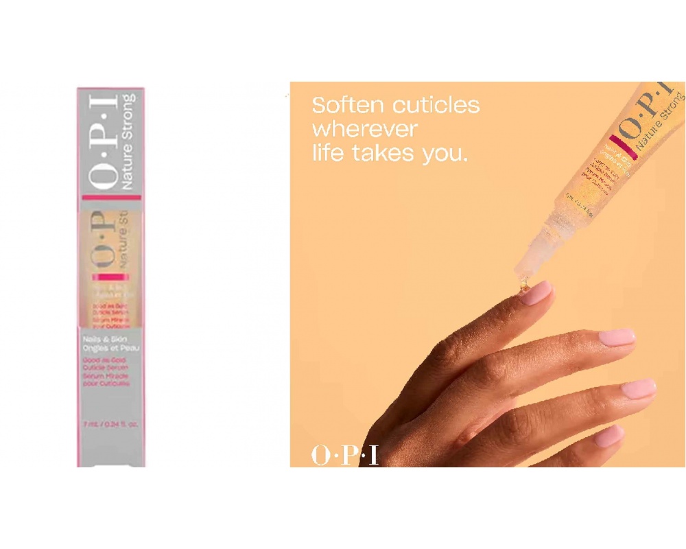 OPI NARURE STRONG GOOD AS GOLD ნუნების შრატი 7მლ