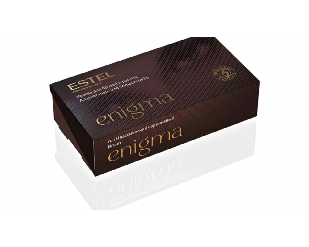 Estel essex enigma წარბის და წამწამების საღებავი. ყავისფერი 20/20 მლ