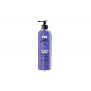 CHI IONOC Color Illuminate თმის ტონირების შამპუნი პლატინისფერი ქერა 355მლ