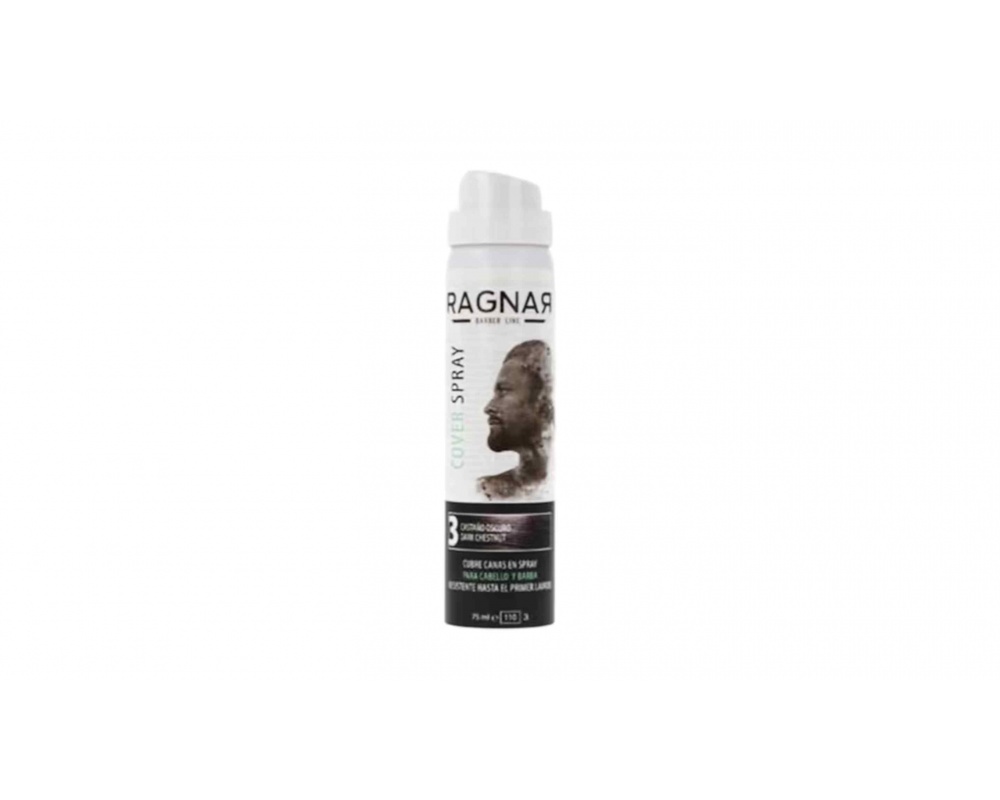 RAGNAR თმის და წვერის შესაღები სპრეი LIGHT CHESTNUT 75მლ