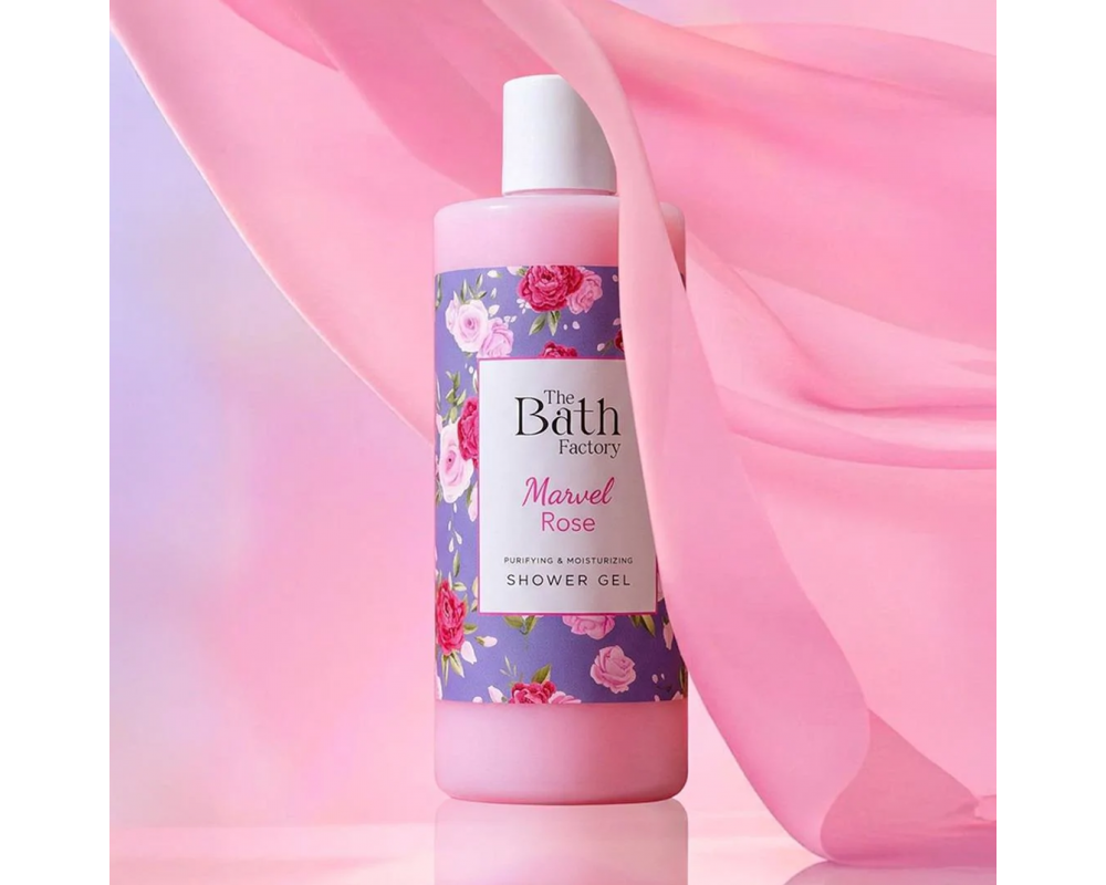 THE BATH FACTORY ROSE დუშგელი 400მლ