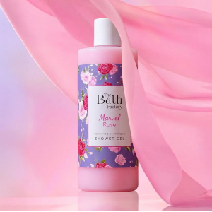 THE BATH FACTORY ROSE დუშგელი 400მლ
