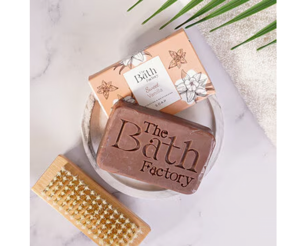 THE BATH FACTORY  VANILLA. საპონი  80გრ.