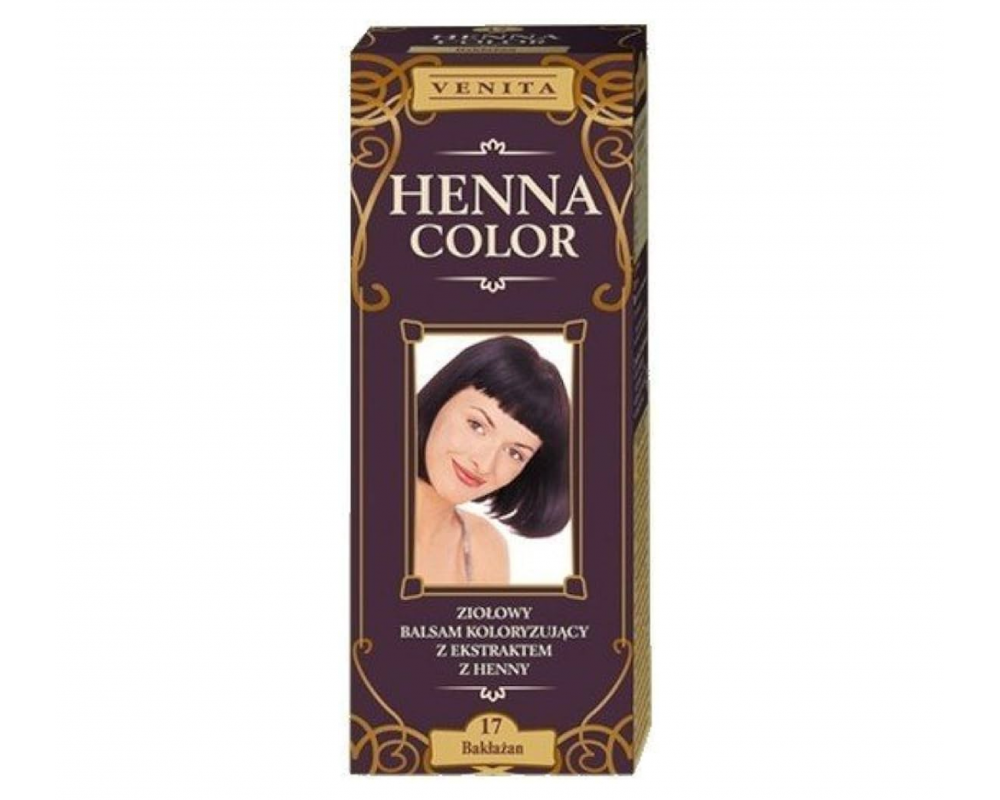 VENITA HENNA COLOR ხნის კრემ საღებავი 17 - 75მლ