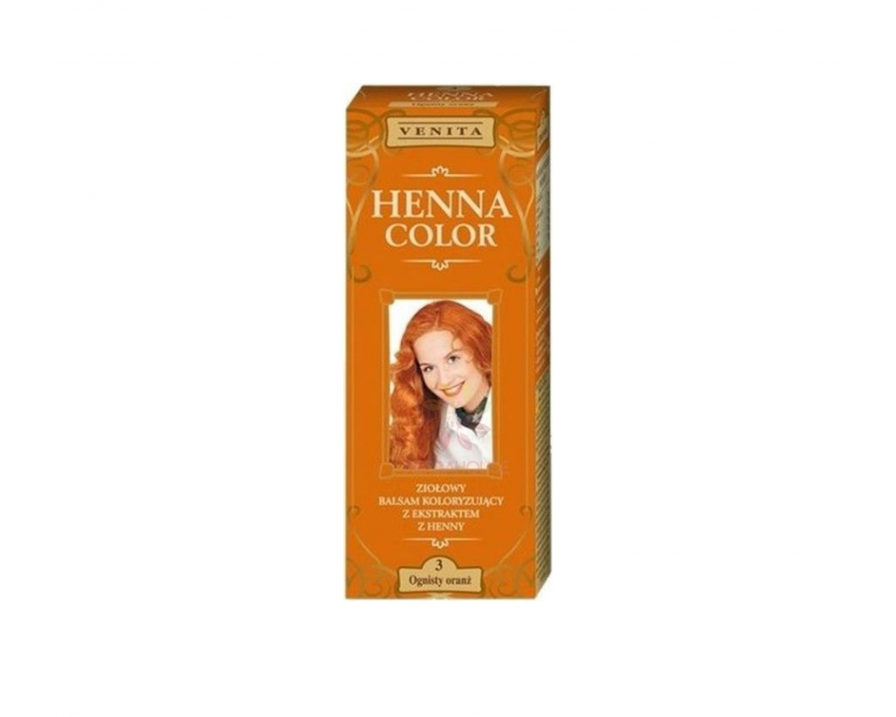 VENITA HENNA COLOR ხნის კრემ საღებავი 3 - 75მლ