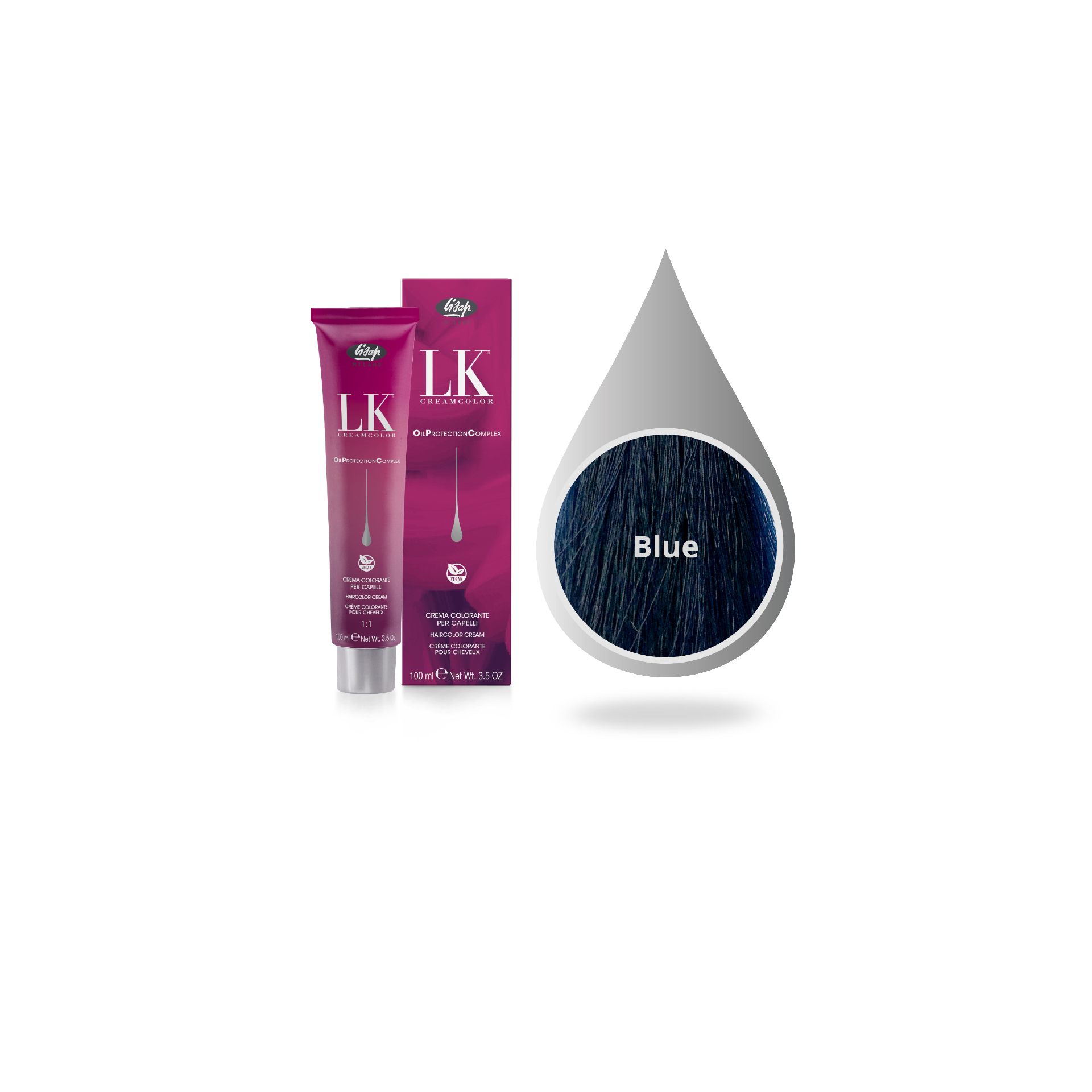 LK თმის საღებავი BLUE