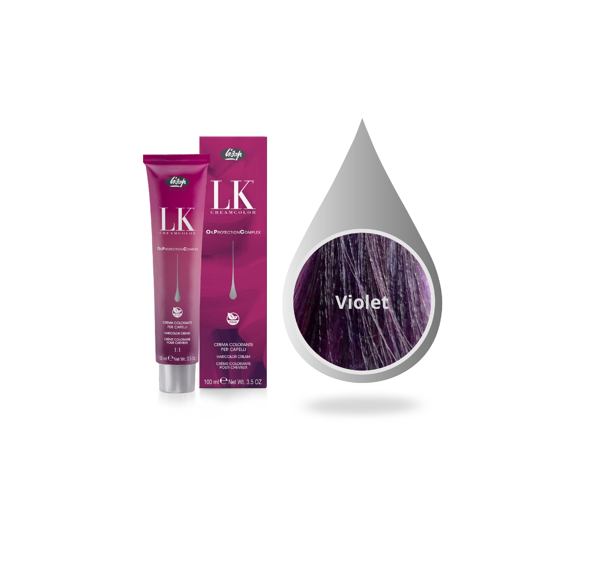 LK თმის საღებავი Violet