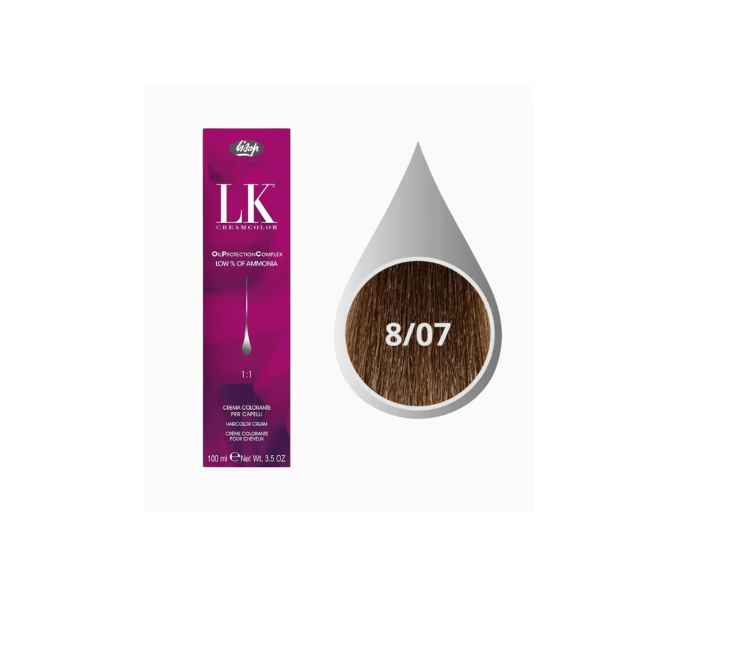 LK თმის საღებავი 8.07