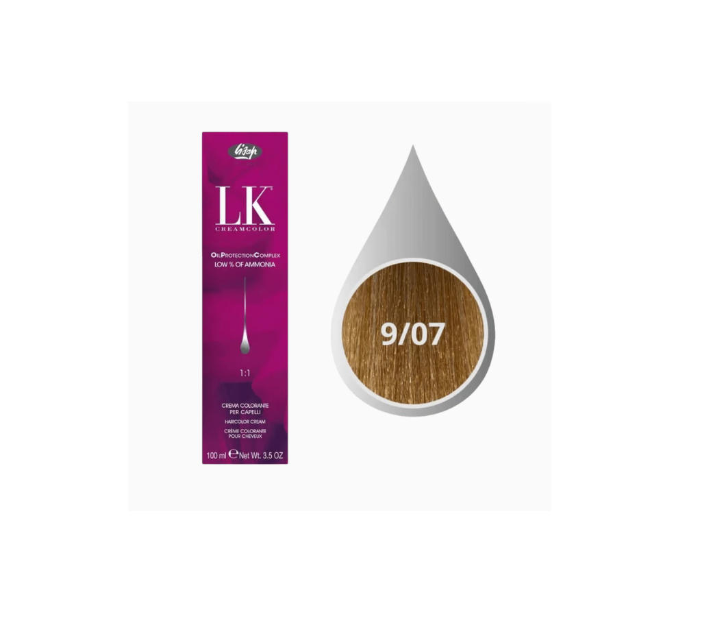 LK თმის საღებავი 9.07