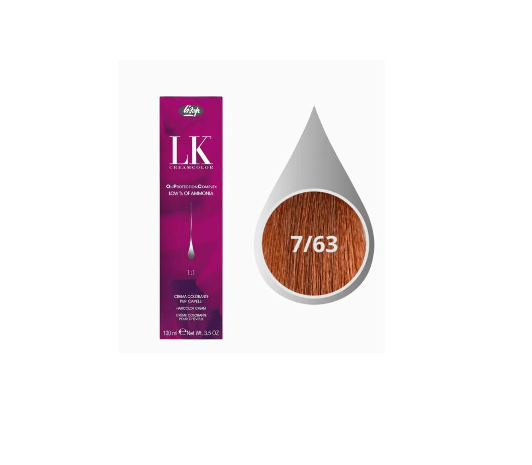 LK თმის საღებავი 7.63