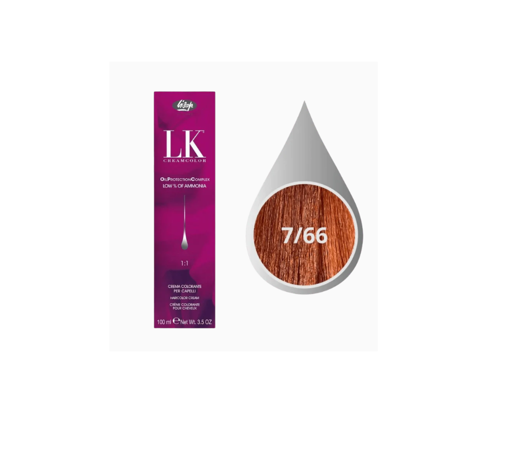 LK თმის საღებავი 7.66