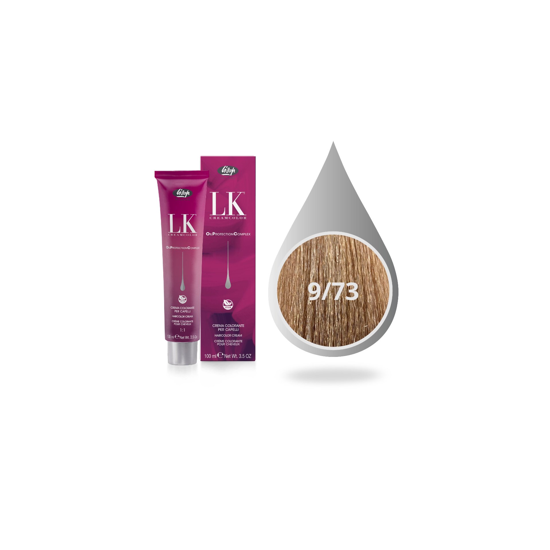 LK თმის საღებავი 9.73