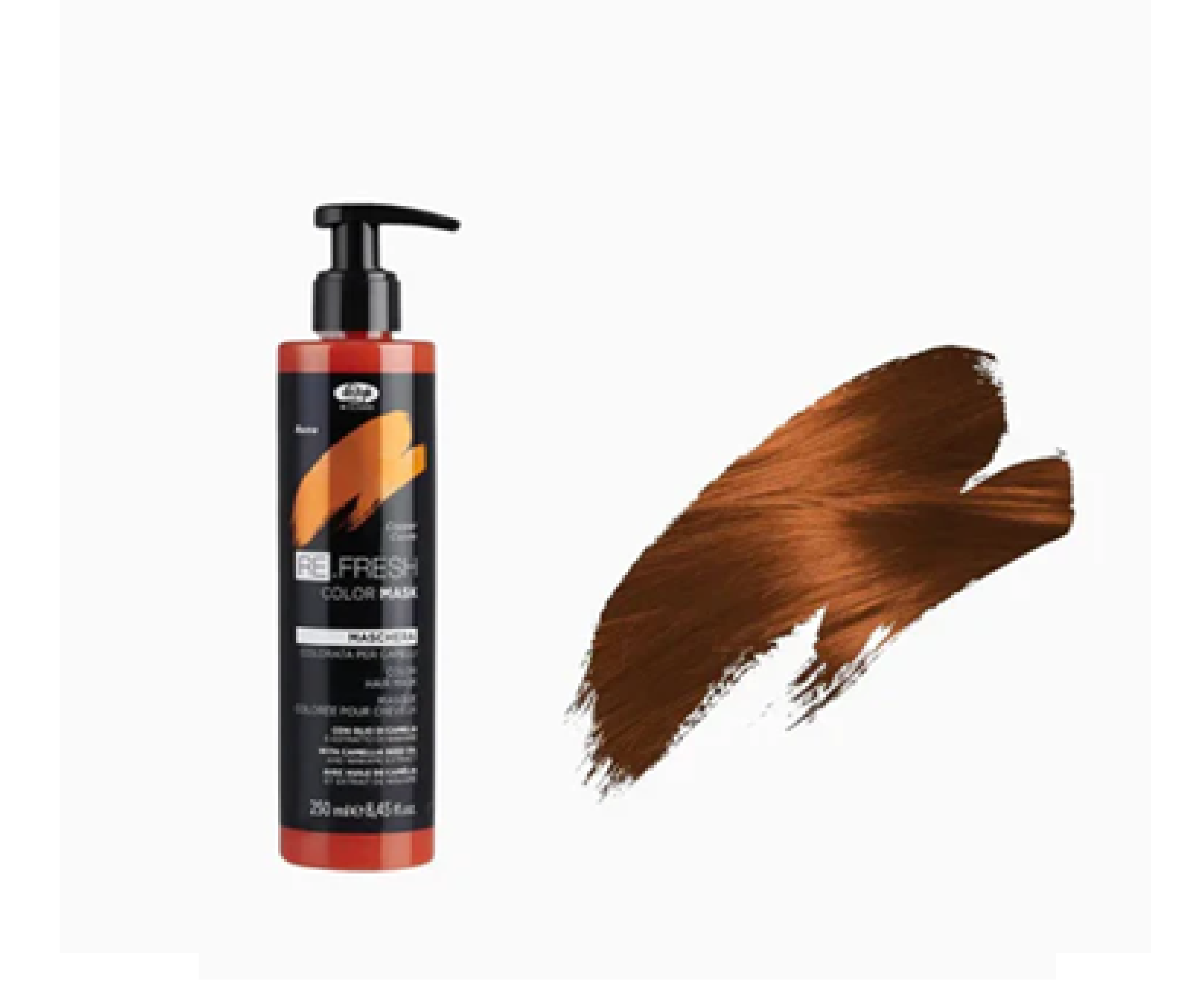 LISAP RE.TOUCH თმის ფერადი ნიღაბი Copper 75მლ