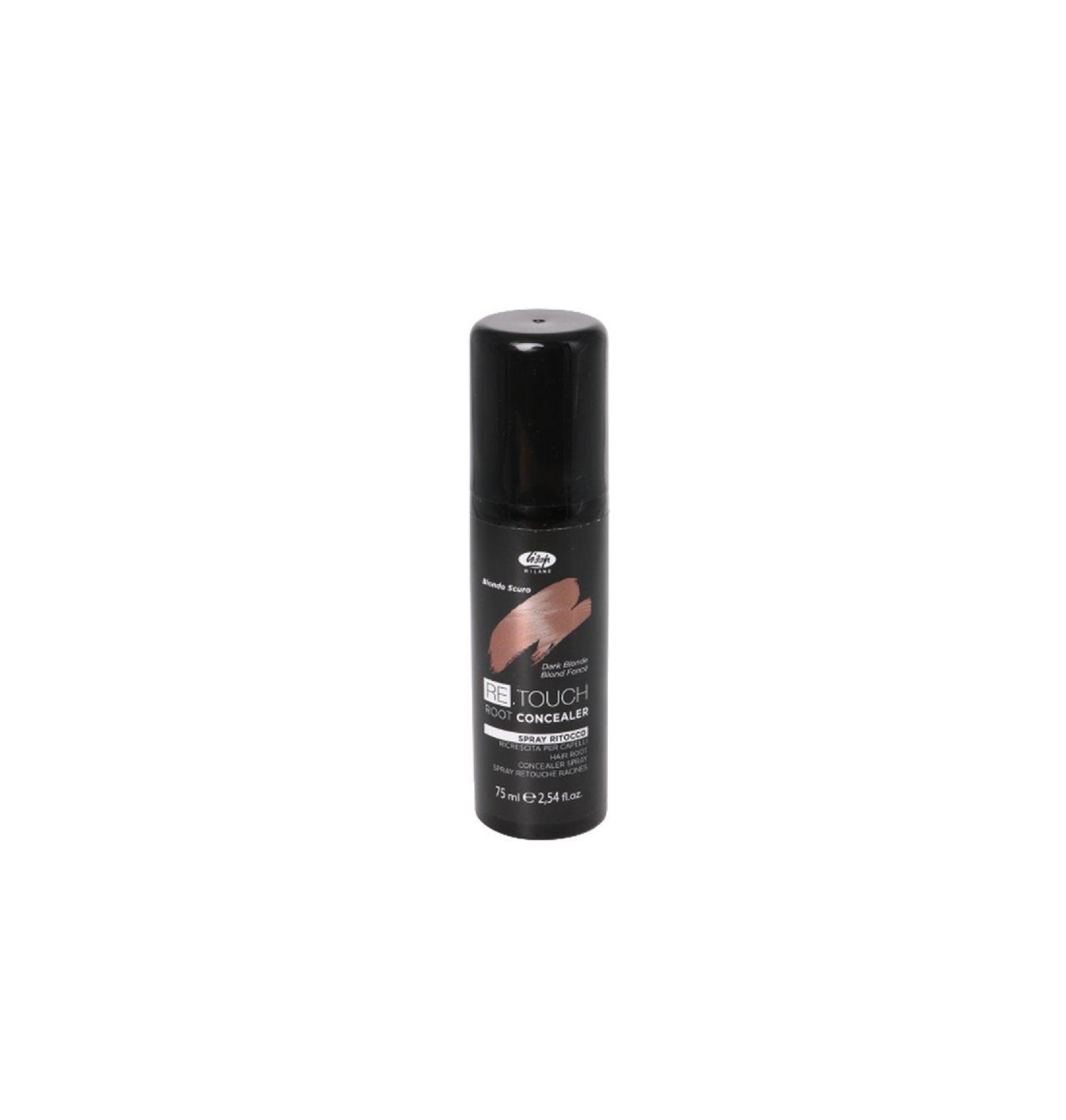 LISAP RE.TOUCH სპრეი ჭაღარა თმის BROWN 75მლ
