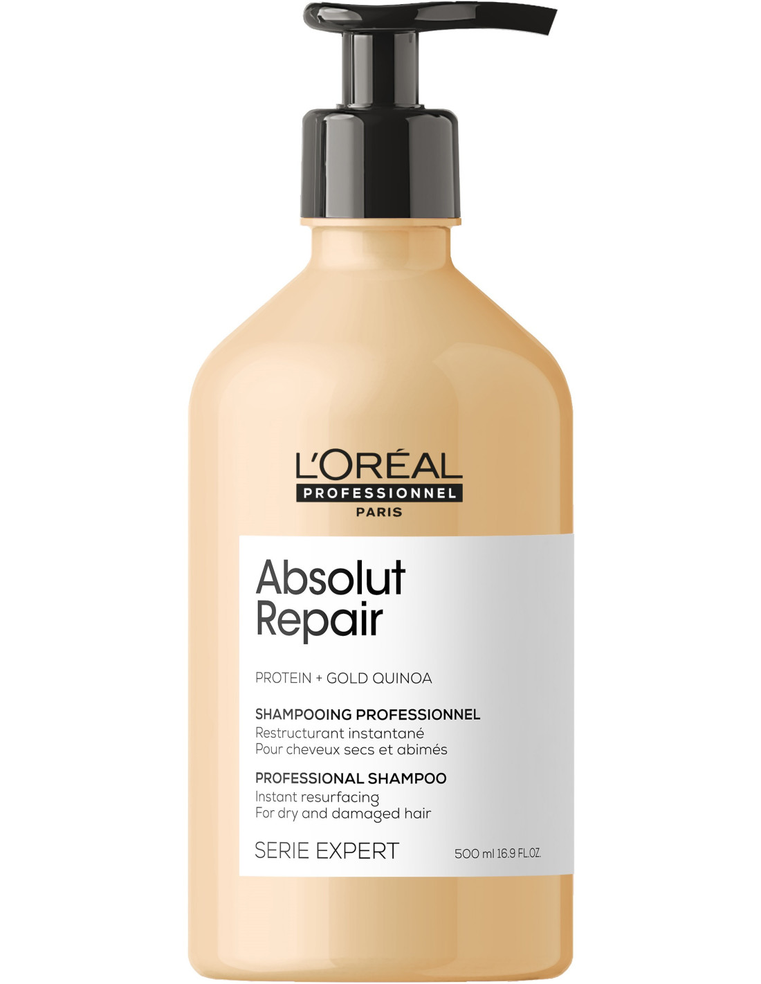 L’Oréal Professionnel შამპუნი დაზიანებული თმის 500 მლ -ABSOLUT REPAIR GOLD 