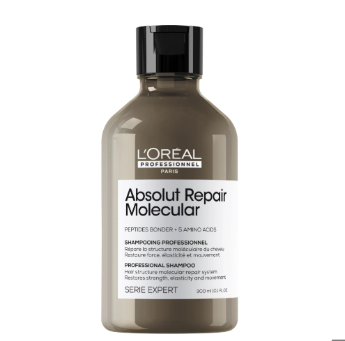 LOREAL SERIE EXPERT ABSOLUT REPAIR MOLECULAR შამპუნი დაზიანებული თმის 300მლ