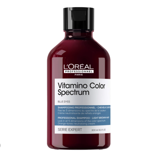 LOREAL SERIE EXPERT VITAMINO COLOR SPECTRUM შამპუნი შეღებილი თმის ღია ყავისფერი 300მლ 