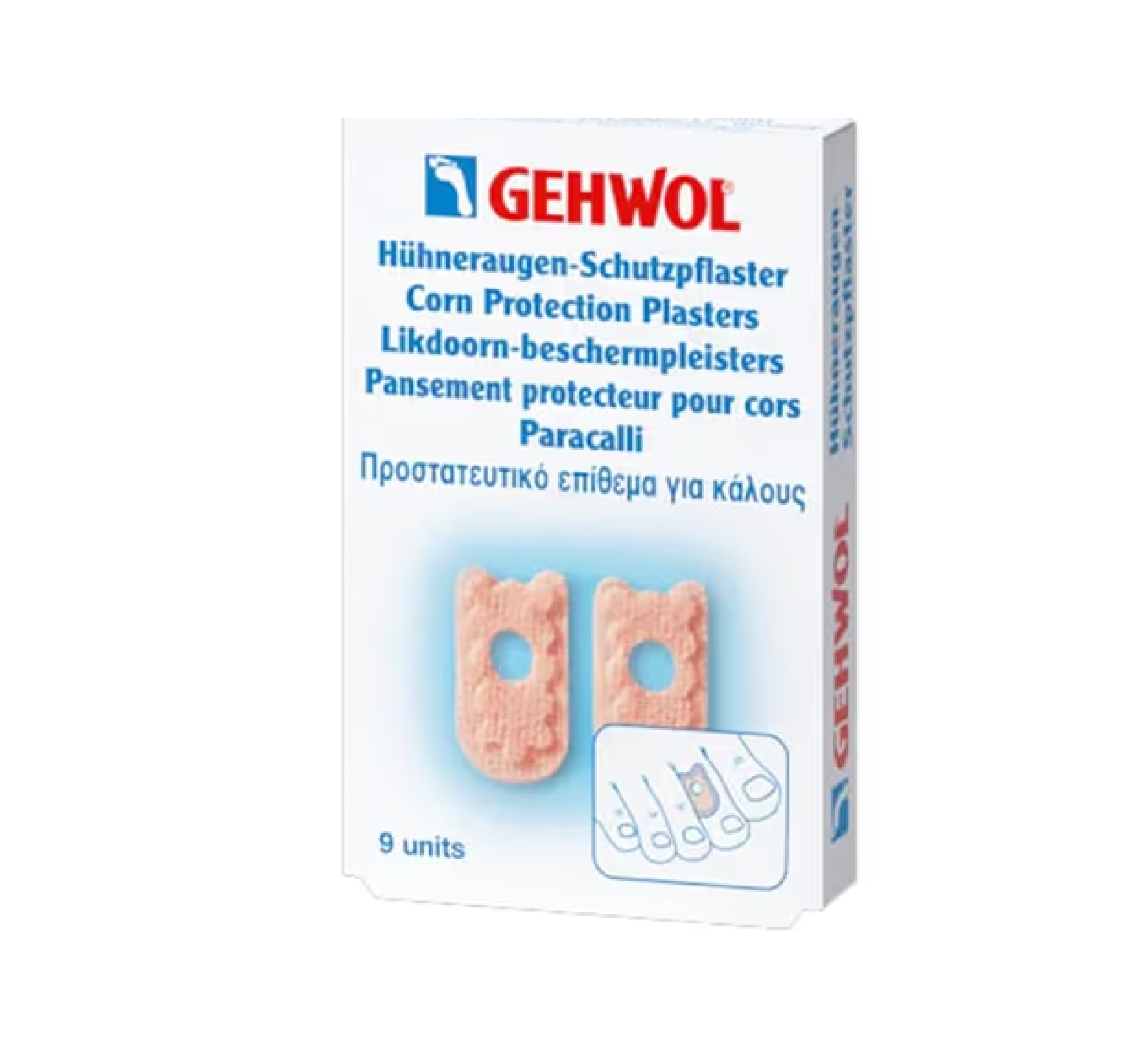 GEHWOL დამცავი რგოლი ფეხის მეორე თითის 