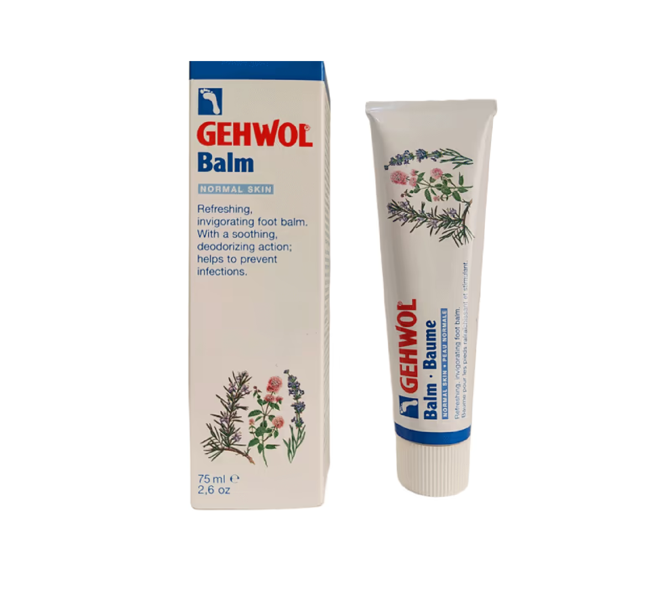 GEHWOL ბალზამი ფეხის მშრალი კანის ჟოჟობა 75მლ 