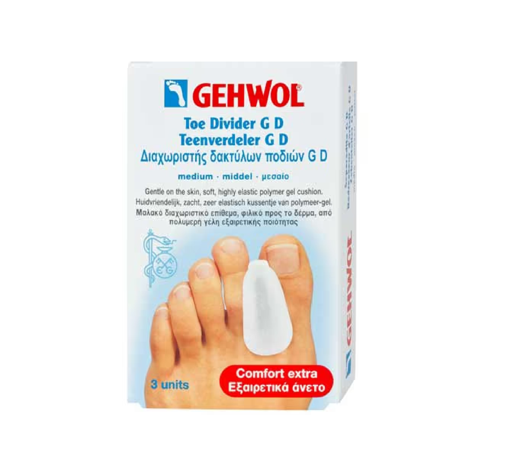 GEHWOL გამყოფი კორექტორი ფეხის დიდი თითის, დიდი 