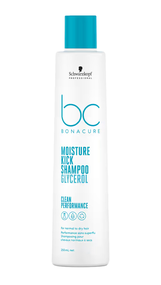SCHWARZKOPF BONACURE MOISTURE KICK   შამპუნი ნორმალური და მშრალი თმის - 250 მლ