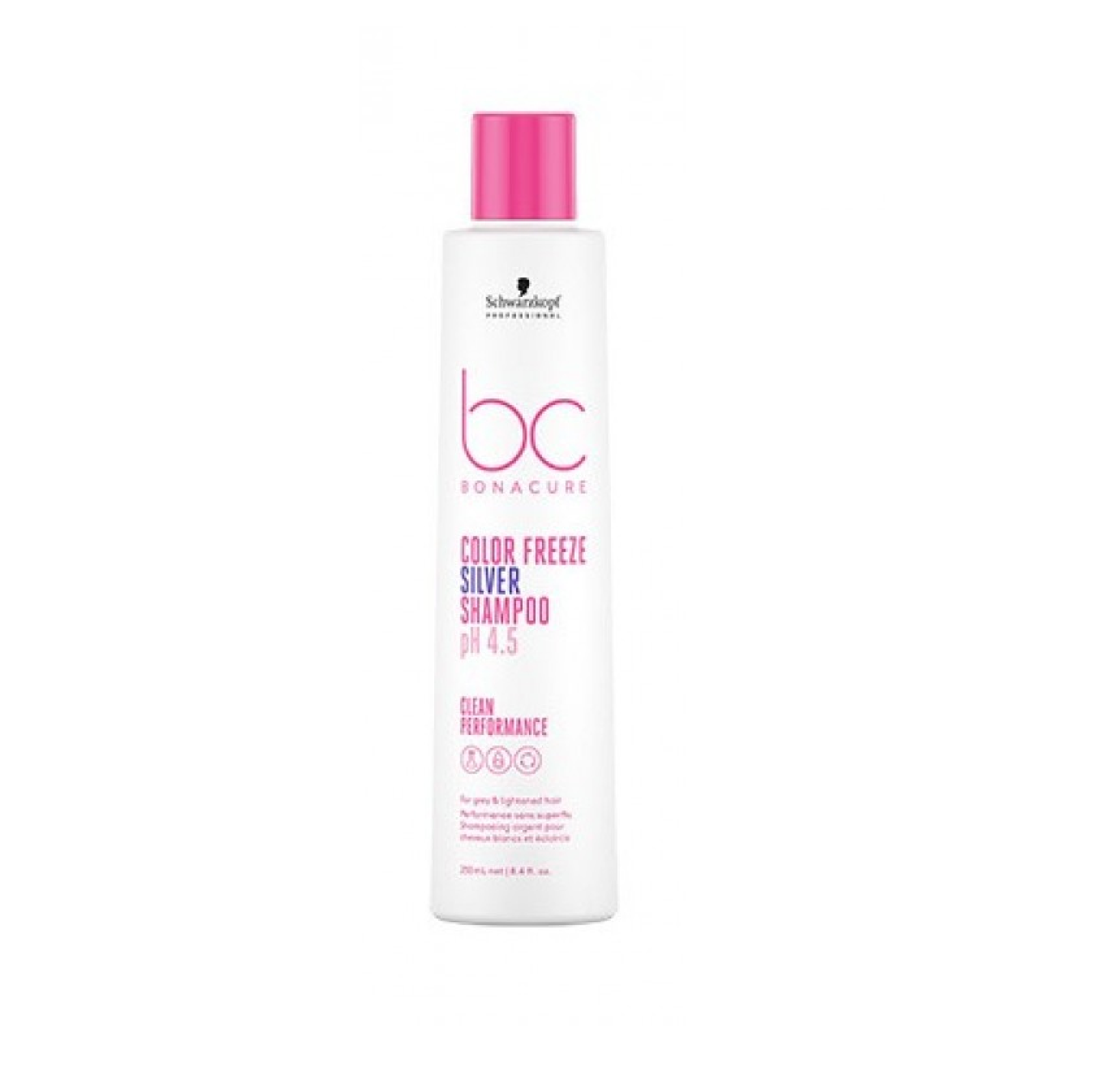 SCHWARZKOPF BONACURE COLOR FREEZE შამპუნი სიყვითლის საწინააღმდეგო 250მლ