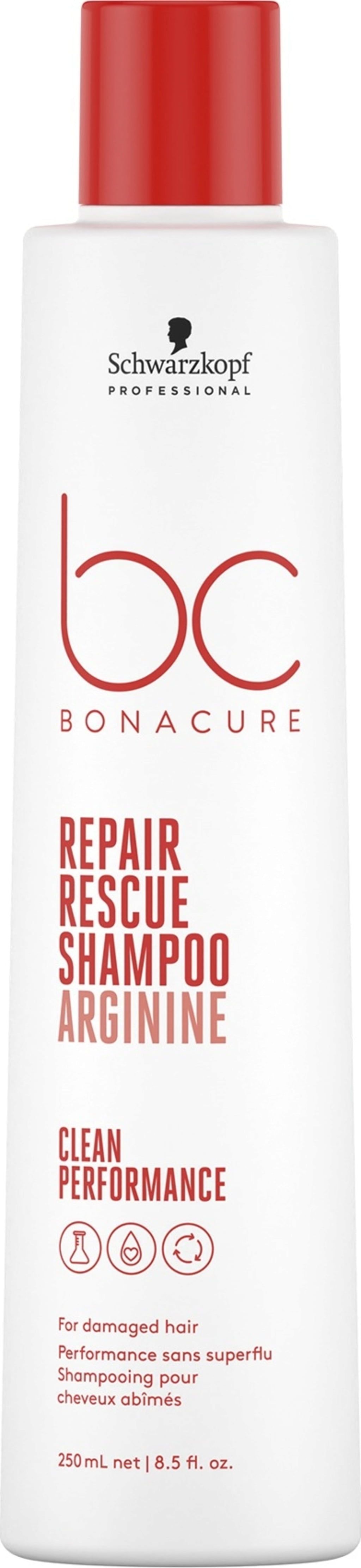 SCHWARZKOPF BONACURE REPAIR RESCUE შამპუნი დაზიანებული თმის 250მლ
