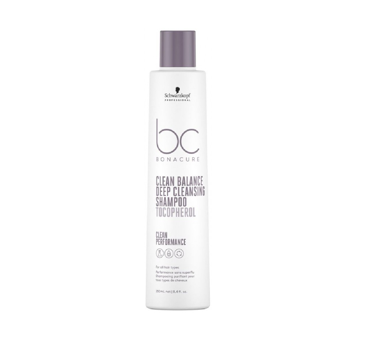 SCHWARZKOPF BONACURE CLEAN BALANCE შამპუნი ღრმა წმენდის  250მლ
