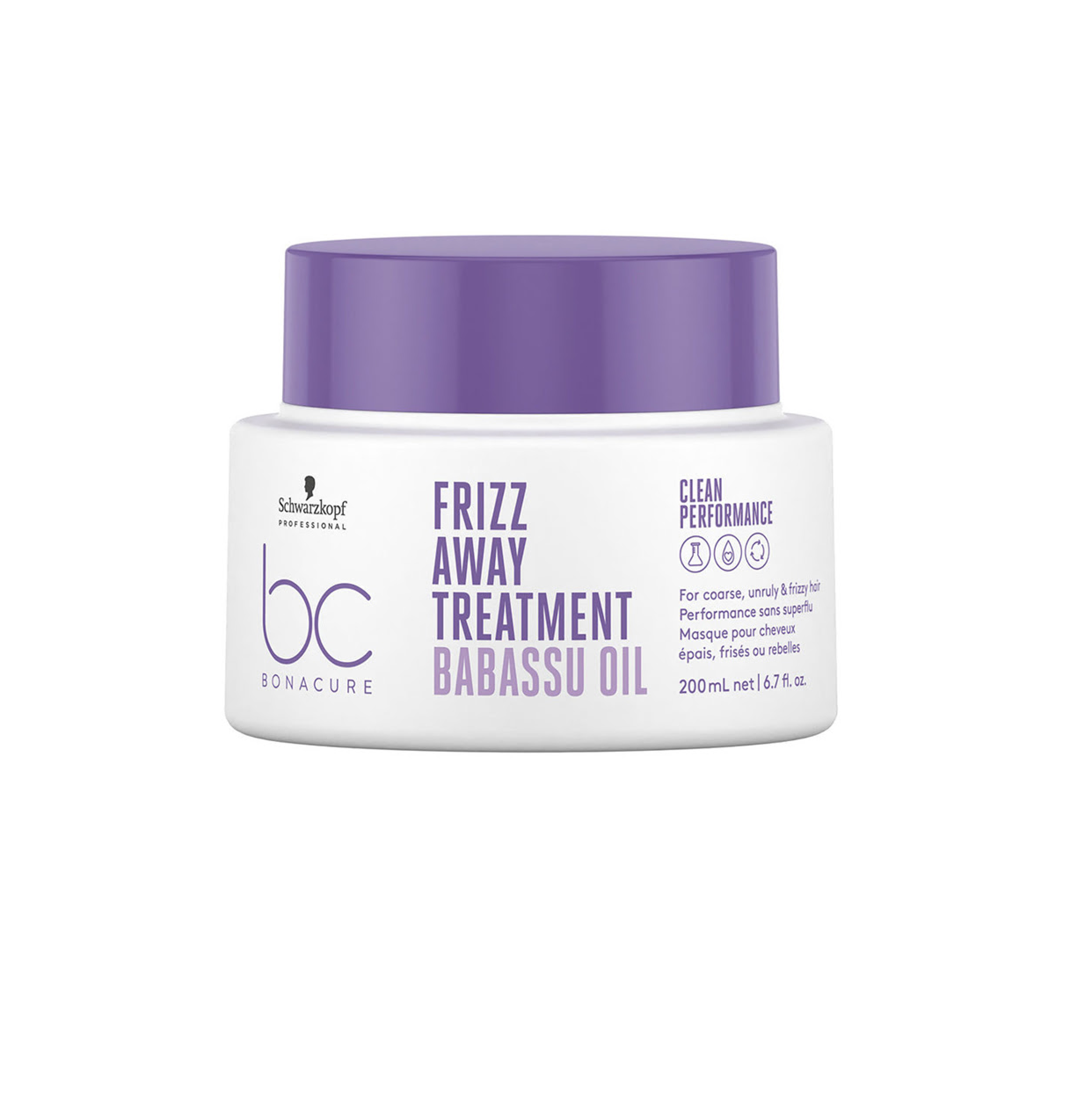 SCHWARZKOPF BONACURE FRIZZ AWAY ნიღაბი დაუმორჩილებელი თმის 200მლ