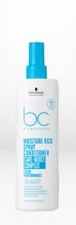 SCHWARZKOPF BONACURE MOISTURE KICK  სპრეი-კონდიციონერი ნორმალური და მშრალი თმის - 400 მლ