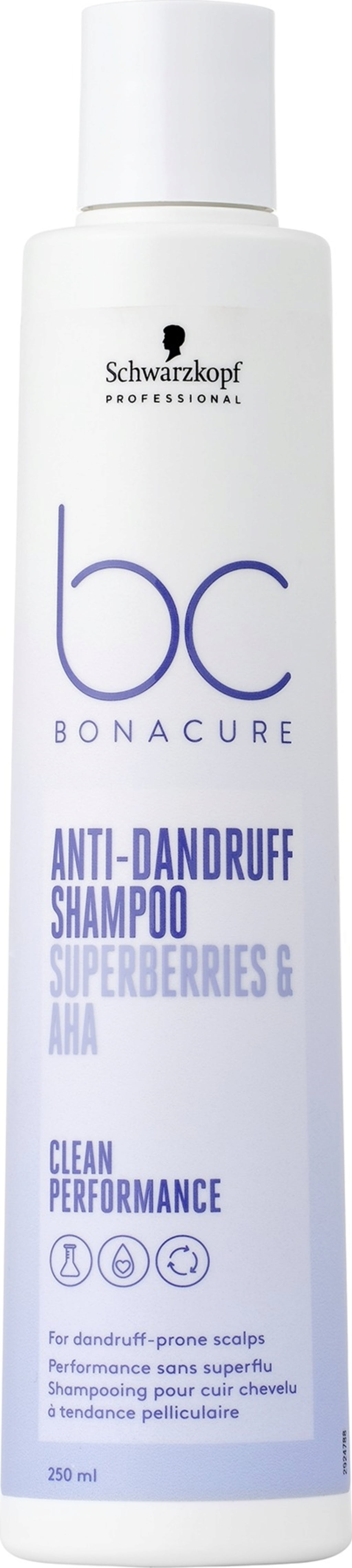 SCHWARZKOPF BONACURE ANTI-DANDRUFF შამპუნი ქერტლის საწინააღმდეგო  250მლ