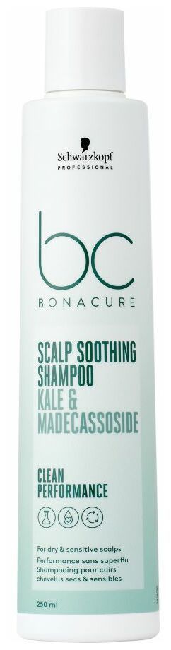SCHWARZKOPF BONACURE SCALP SOOTHING შამპუნი მგრძნობიარე სკალპის  250მლ