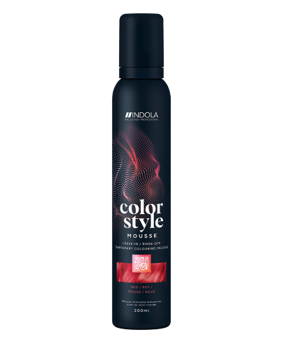 INDOLA COLOR STYLE თმის მუსი ტონერი RED 200მლ