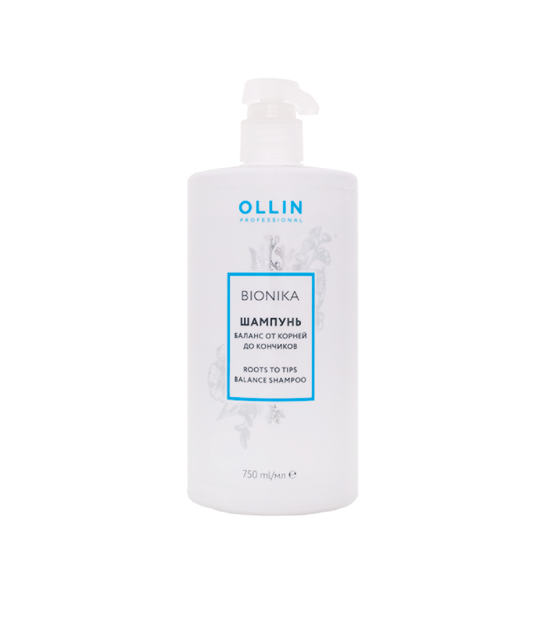 OLLIN BIONIKA შამპუნი ბალანსი 750მლ
