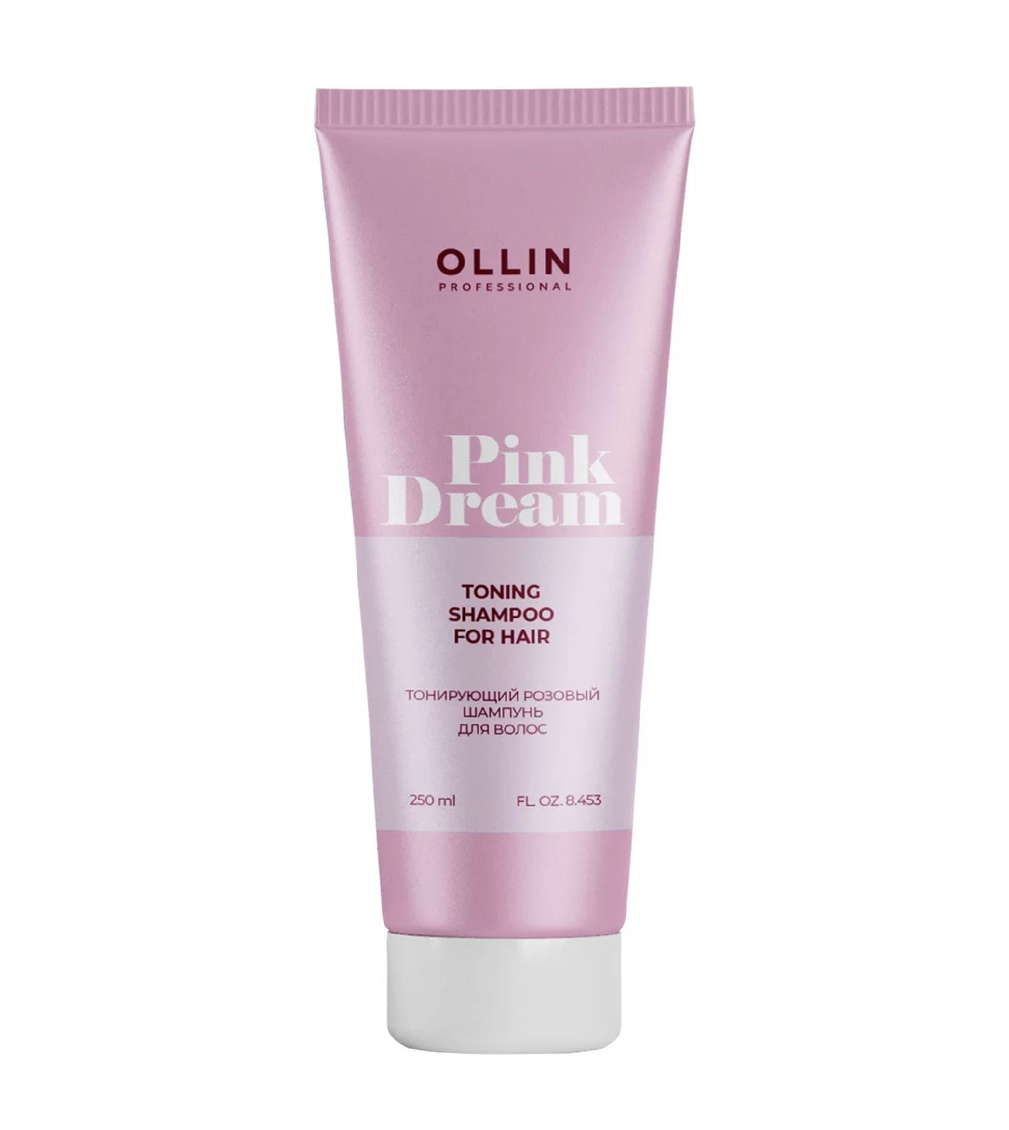 OLLIN HAIR PINK DREAM შამპუნი ტონირებისთვის 250მლ