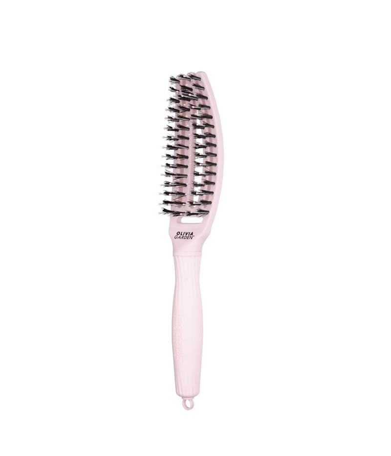 OLIVIA GARDEN FINGERBRUSH CARE ICONIC სავარცხელი PASTEL PINK S