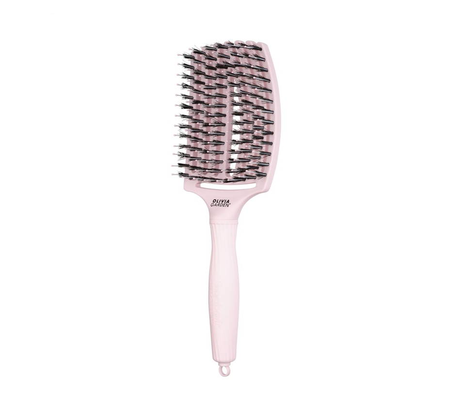OLIVIA GARDEN PINGER BRUSH სავარცხელი PASTEL PINK LARGE
