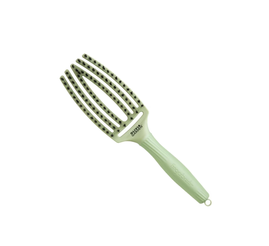 OLIVIA GARDEN FINGER BRUSH FALL COMBO SAGE სავარცხელი