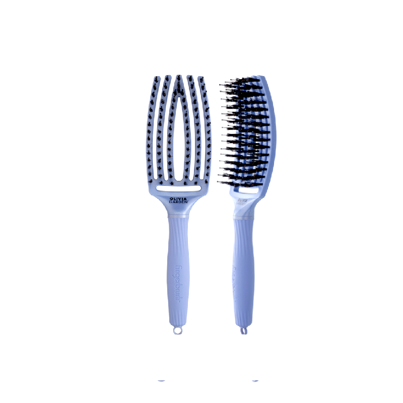 OLIVIA GARDEN FINGER BRUSH NYLON LOVE BLUE სავარცხელი