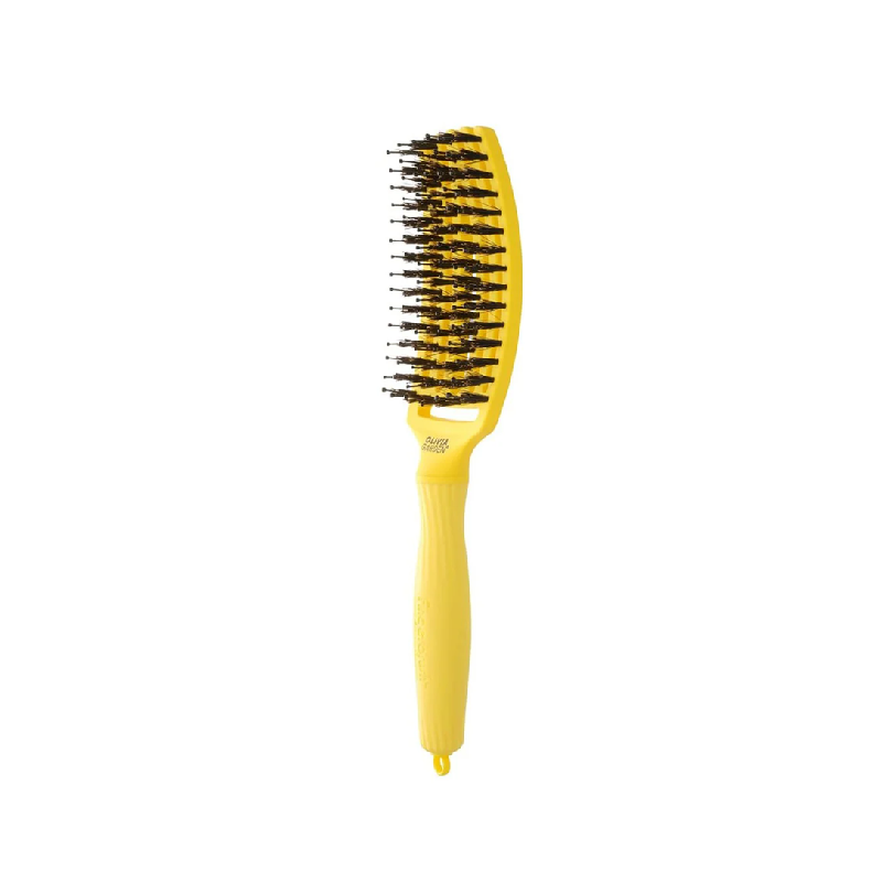 OLIVIA GARDEN FINGER BRUSH NYLON YLLOW სავარცხელი