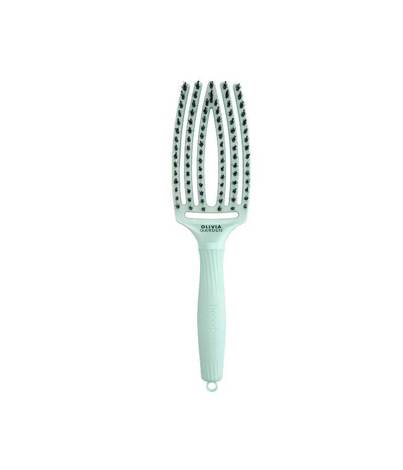 OLIVIA GARDEN FINGERBRUS ICONIC ARCTIC TEAL სავარცხელი