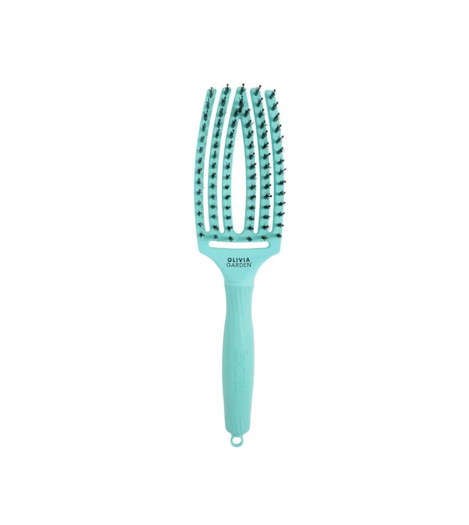 OLIVIA GARDEN FINGERBRUSH CARE ICONIC BOAR&NYLON MINT M სავარცხელი
