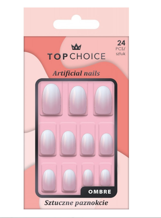 TOP CHOICE ხელოვნური ფრჩხილები 24 ც 