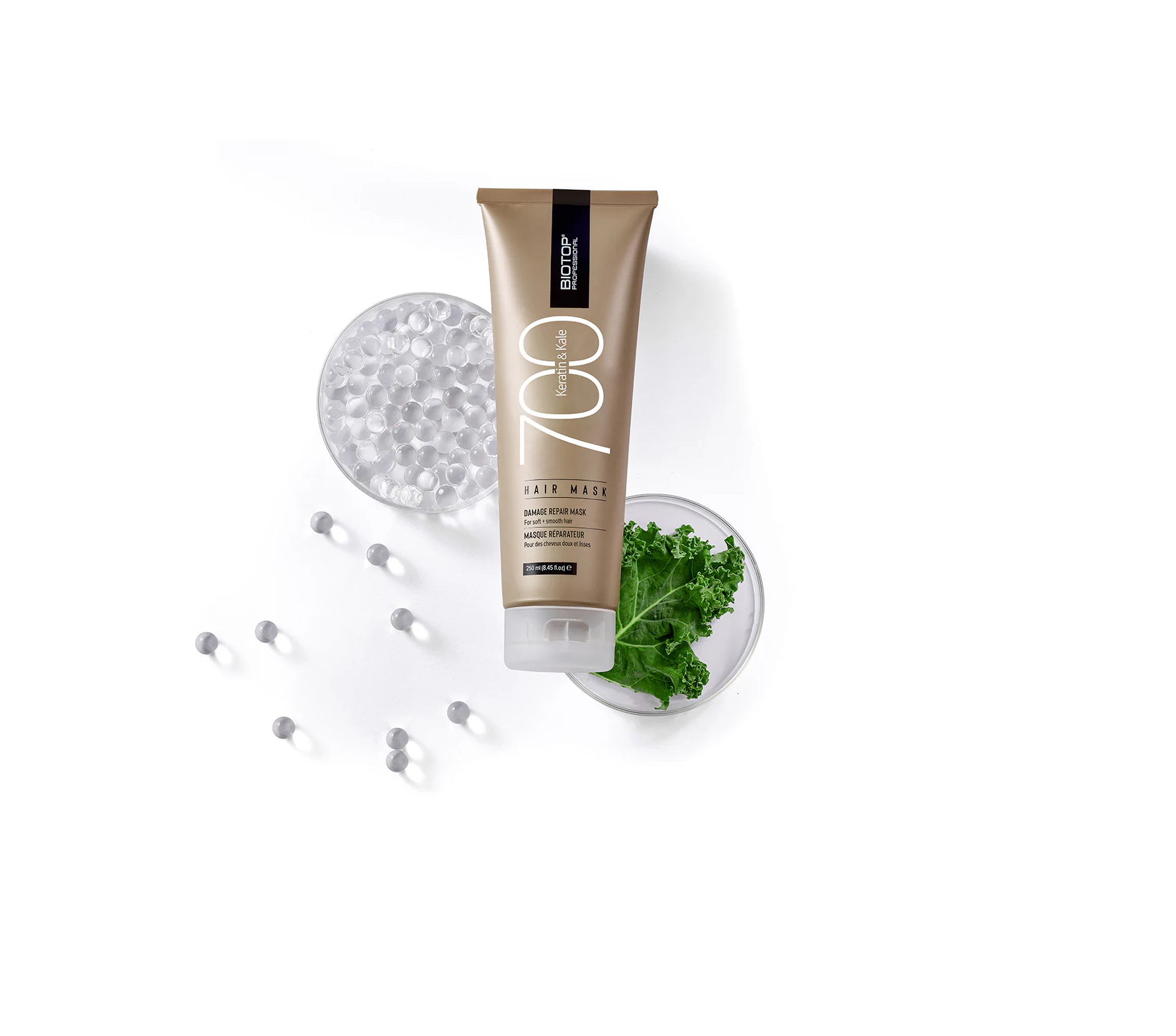 BIOTOP 700 ნიღაბი დაზიანებული თმის 250მლ