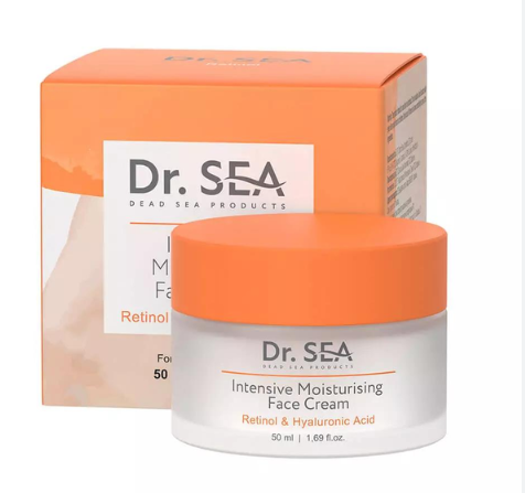 Dr Sea RETINOL & HYALURONIC სახის კრემი ნორმალური და მშრალი კანის 50მლ