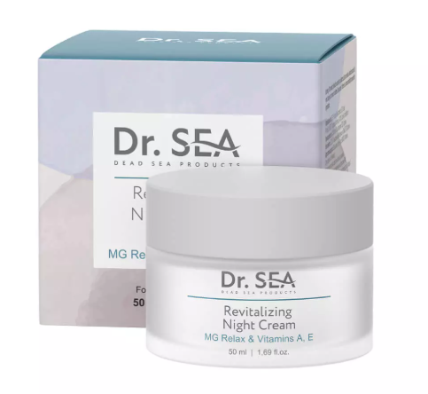 Dr Sea REVITALIZING სახის ღამის კრემი ყველა ტიპის კანის 50მლ